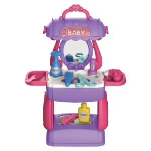 Pretend Play Makeup Toy Beauty Salon Set for Little Girls Kids 